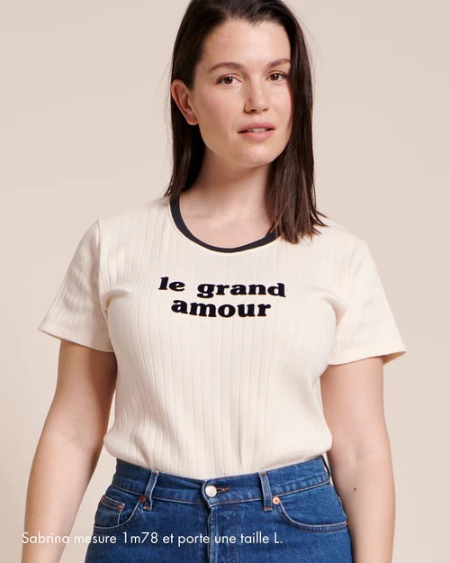 T-shirt femme Le grand amour - émoi émoi