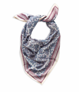 Foulard Manoa azul- Bindi Atelier