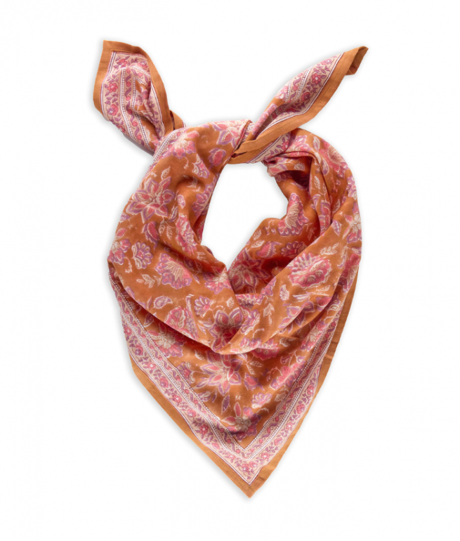Foulard Matira praline- Bindi Atelier