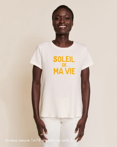 T-shirt femme Soleil de ma vie - émoi émoi