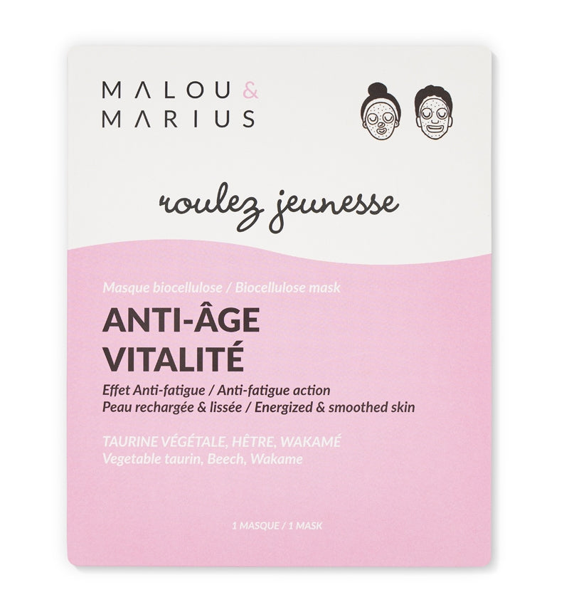 Masque anti-âge et vitalité - Malou Marius