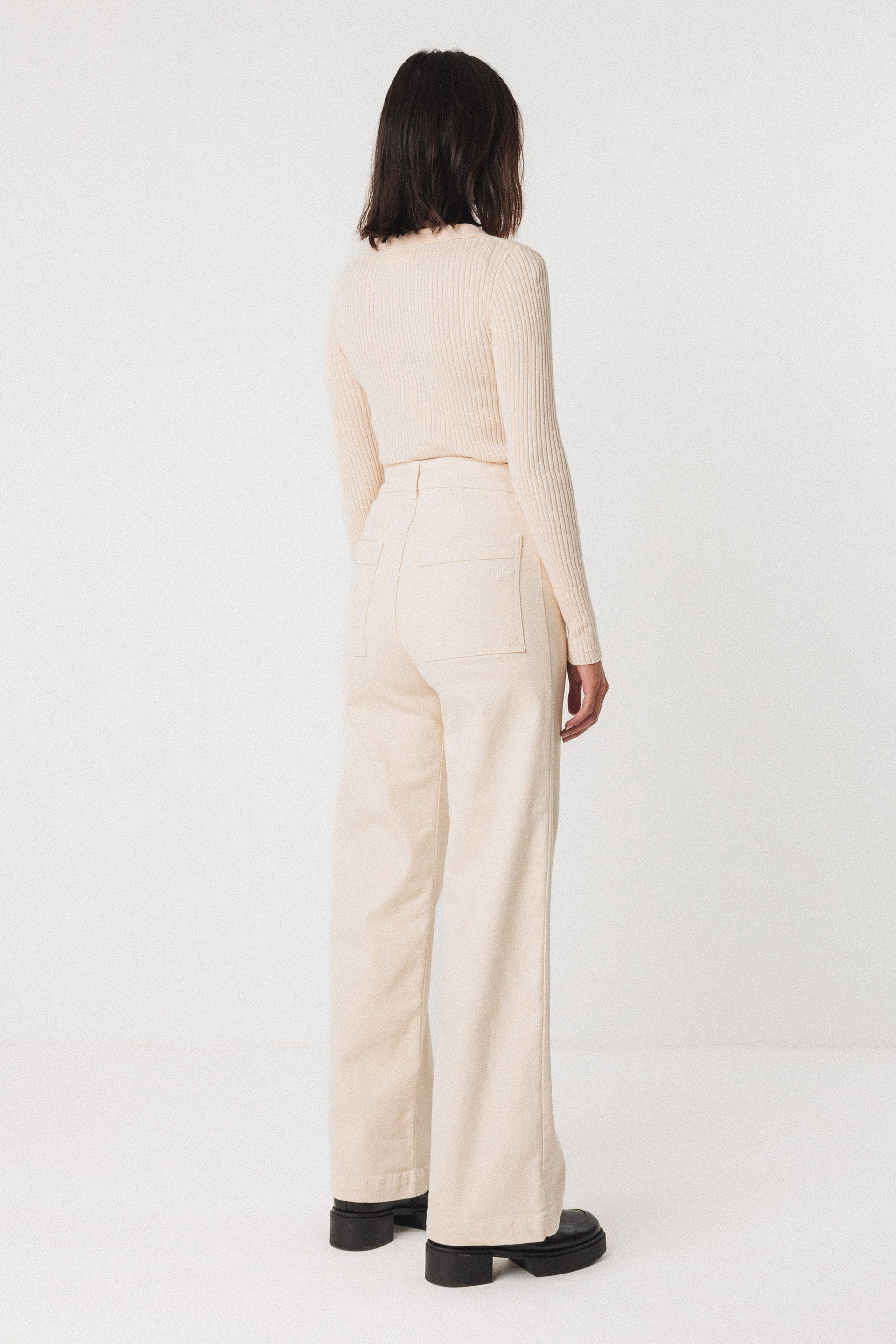 Pantalon Ainhize blanc- SKFK
