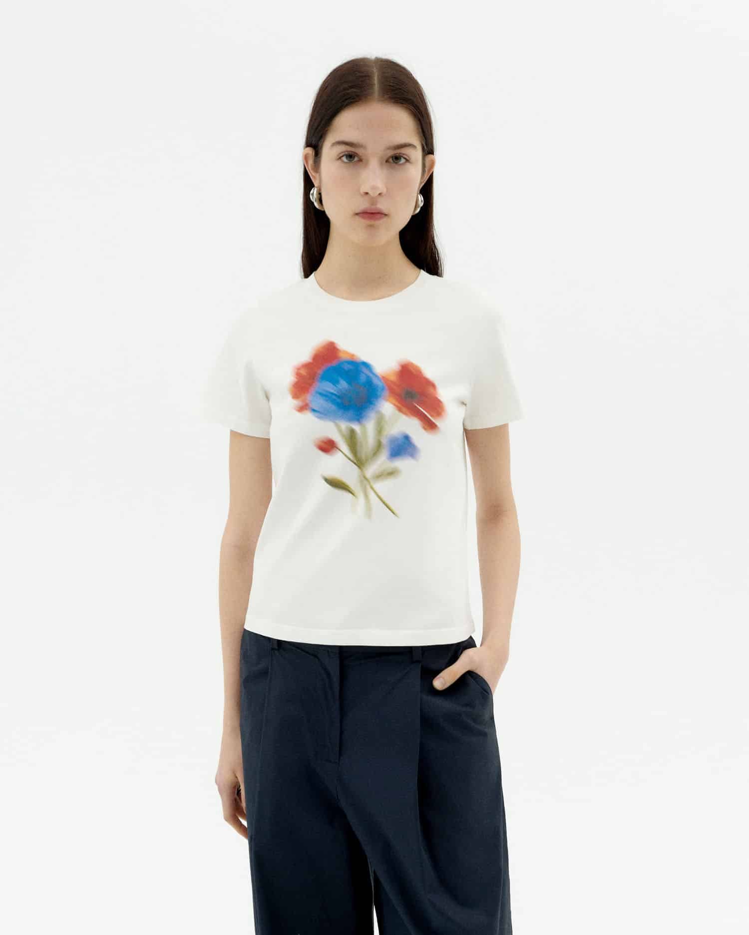 Tee-shirt flower Thinking Mu