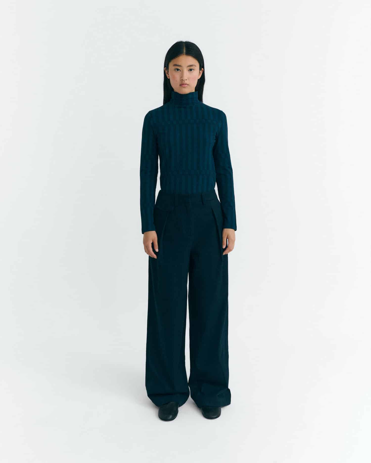 Pantalon bleu marine Pat- Thinking Mu