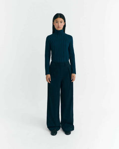 Pantalon bleu marine Pat- Thinking Mu